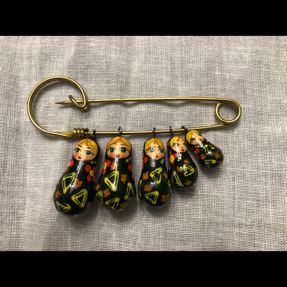 Russian matryoshka pin